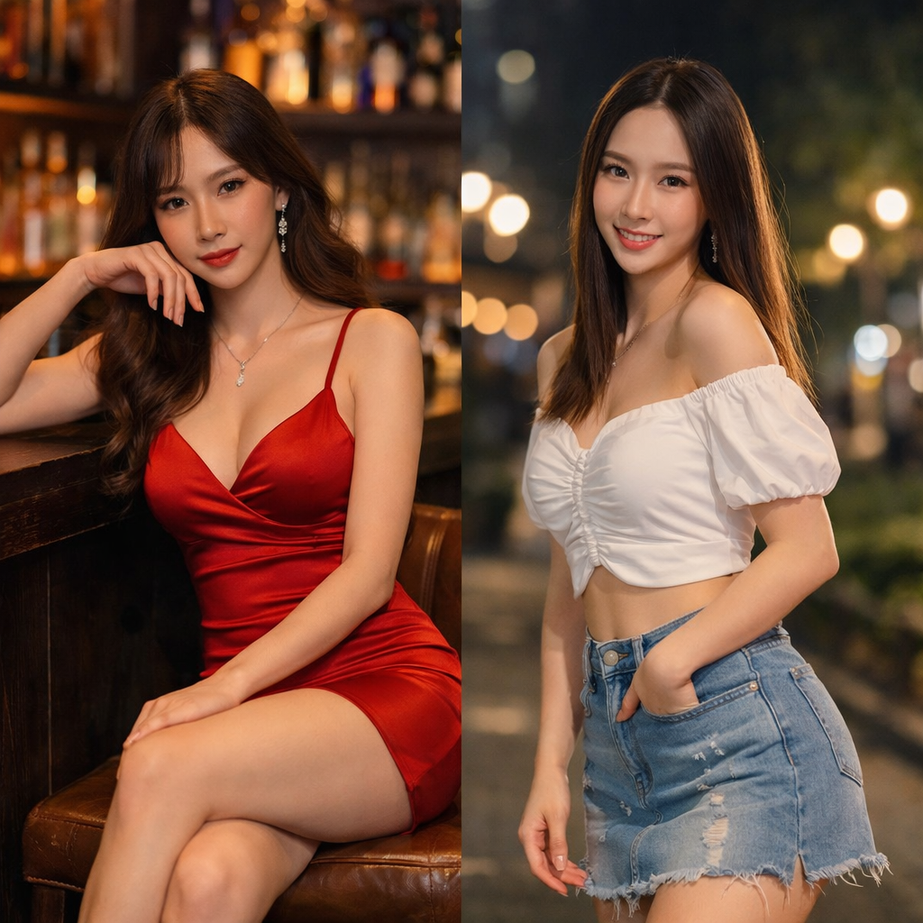 방콕 에코걸 여성과 방콕 밤문화 실제 분위기